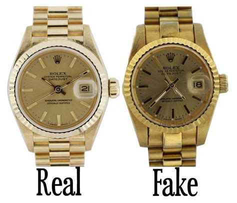 fake gold watche|real watch vs fake watch.